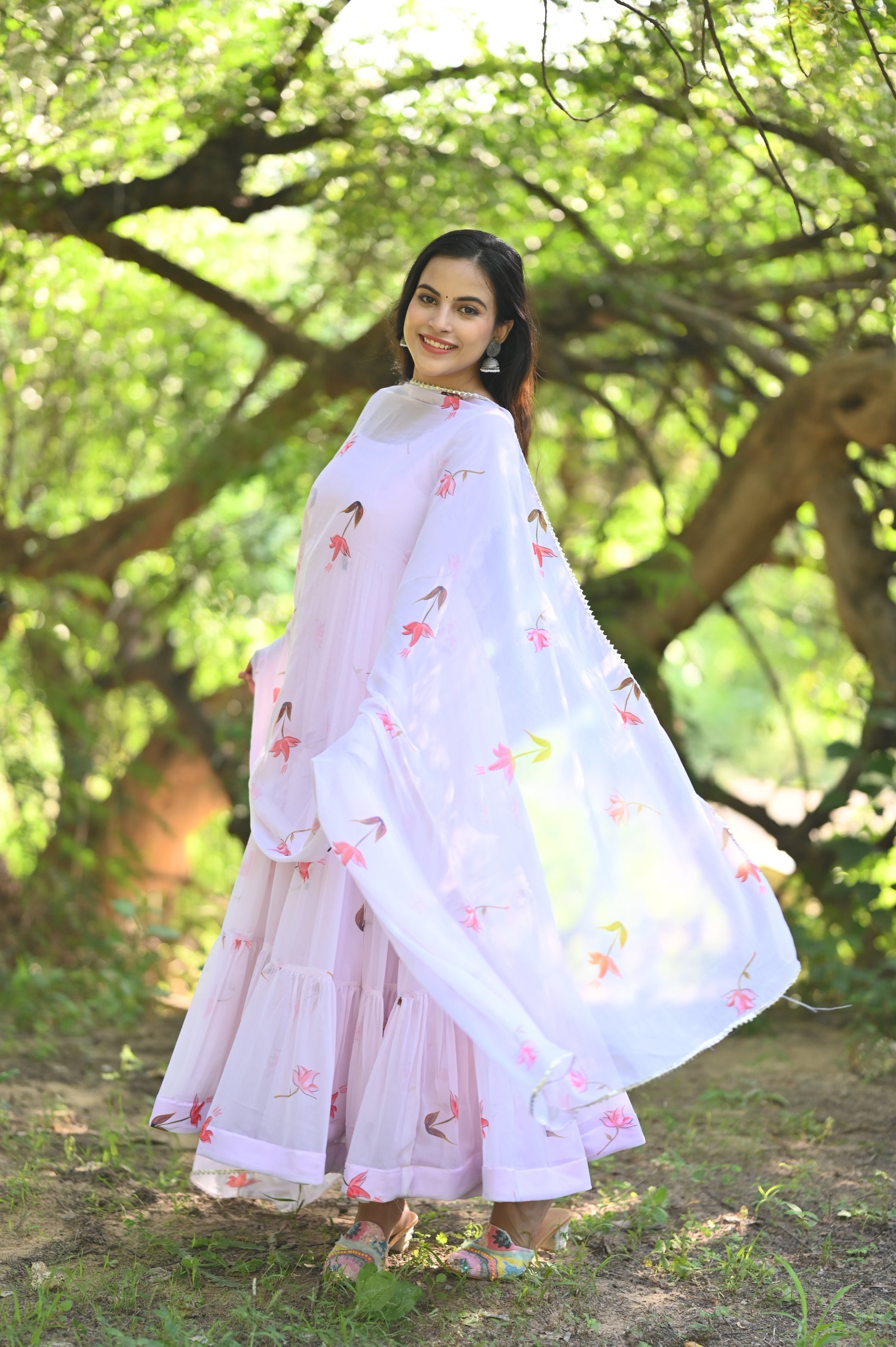 Lotus Anarkali Gown set