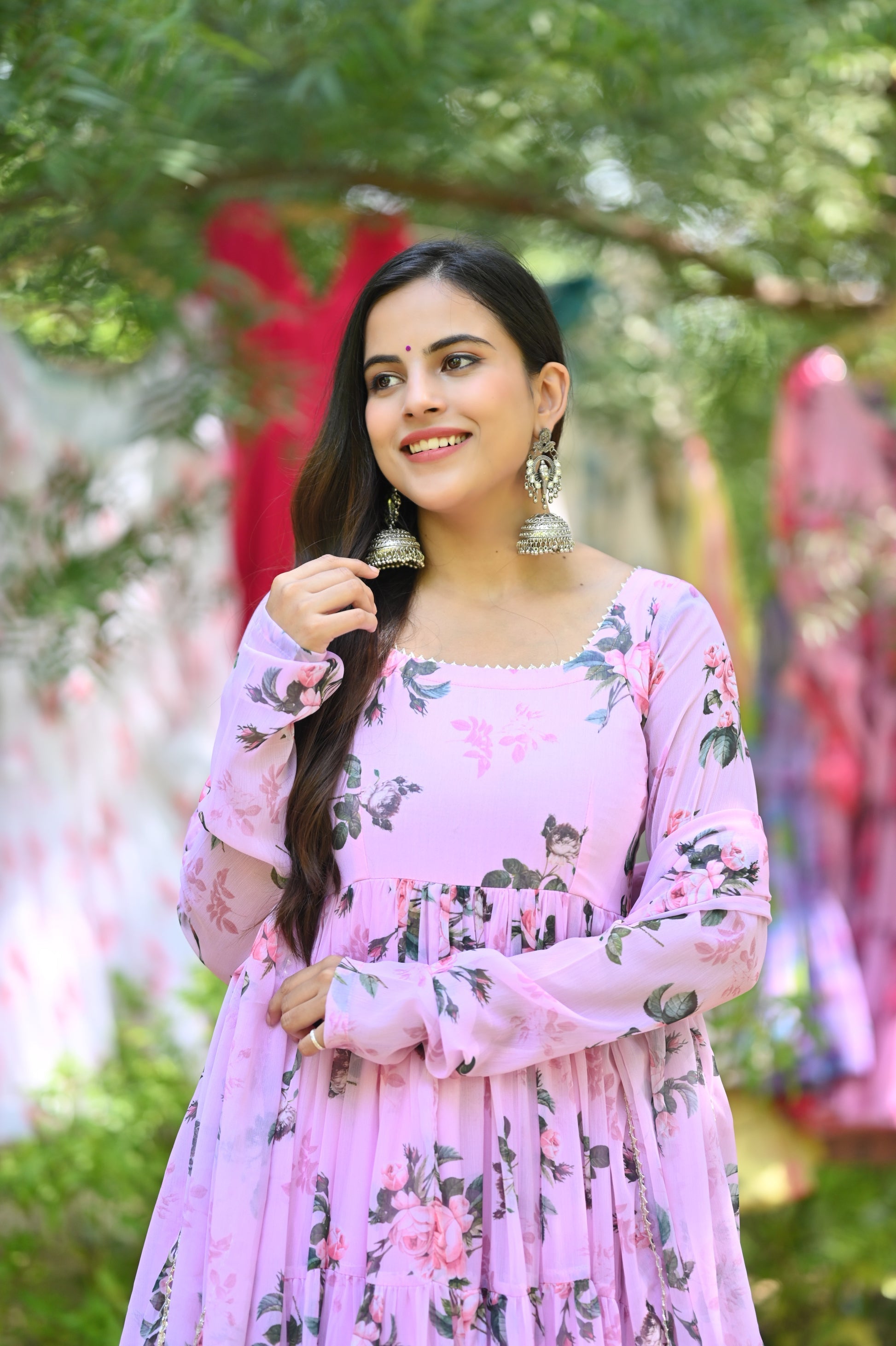 Blush Pink Anarkali Set